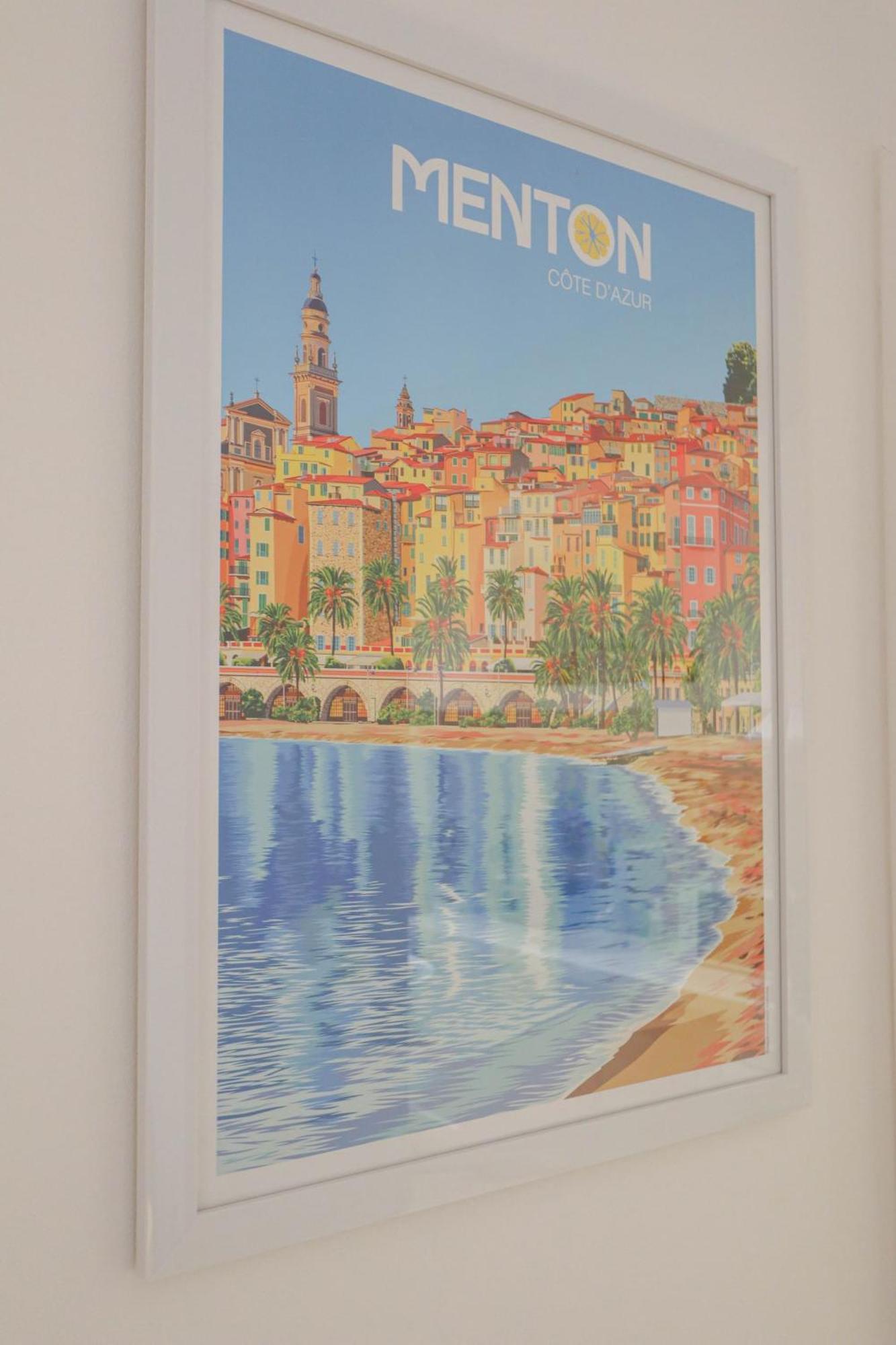 "Le Garavan Palace" Idyllique, Proche Gare Et Plage Menton Eksteriør bilde